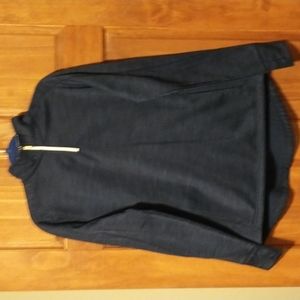 Majestic woman's M fleece lined 1/4 zip shirt with thumb holes "fan favorite "